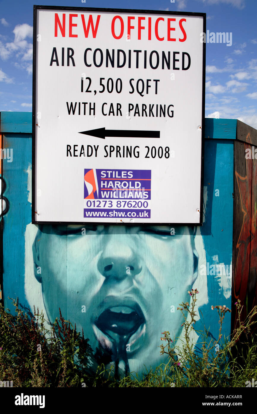 brighton grafitii Stock Photo