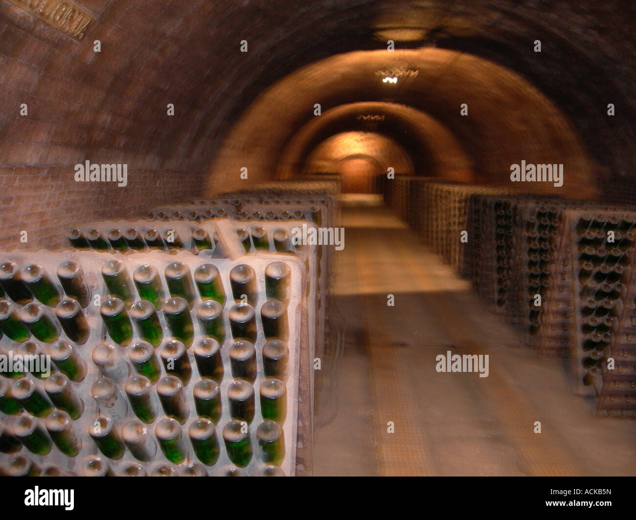 Codorniu winery cava cellar Catalonia spain Stock Photo Alamy