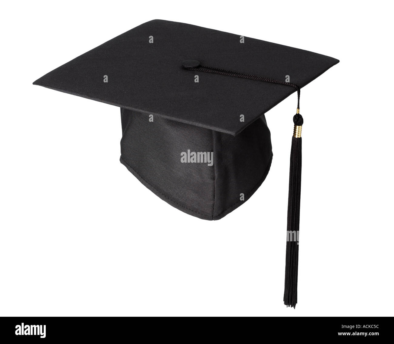 Black Graduation cap Stock Photo