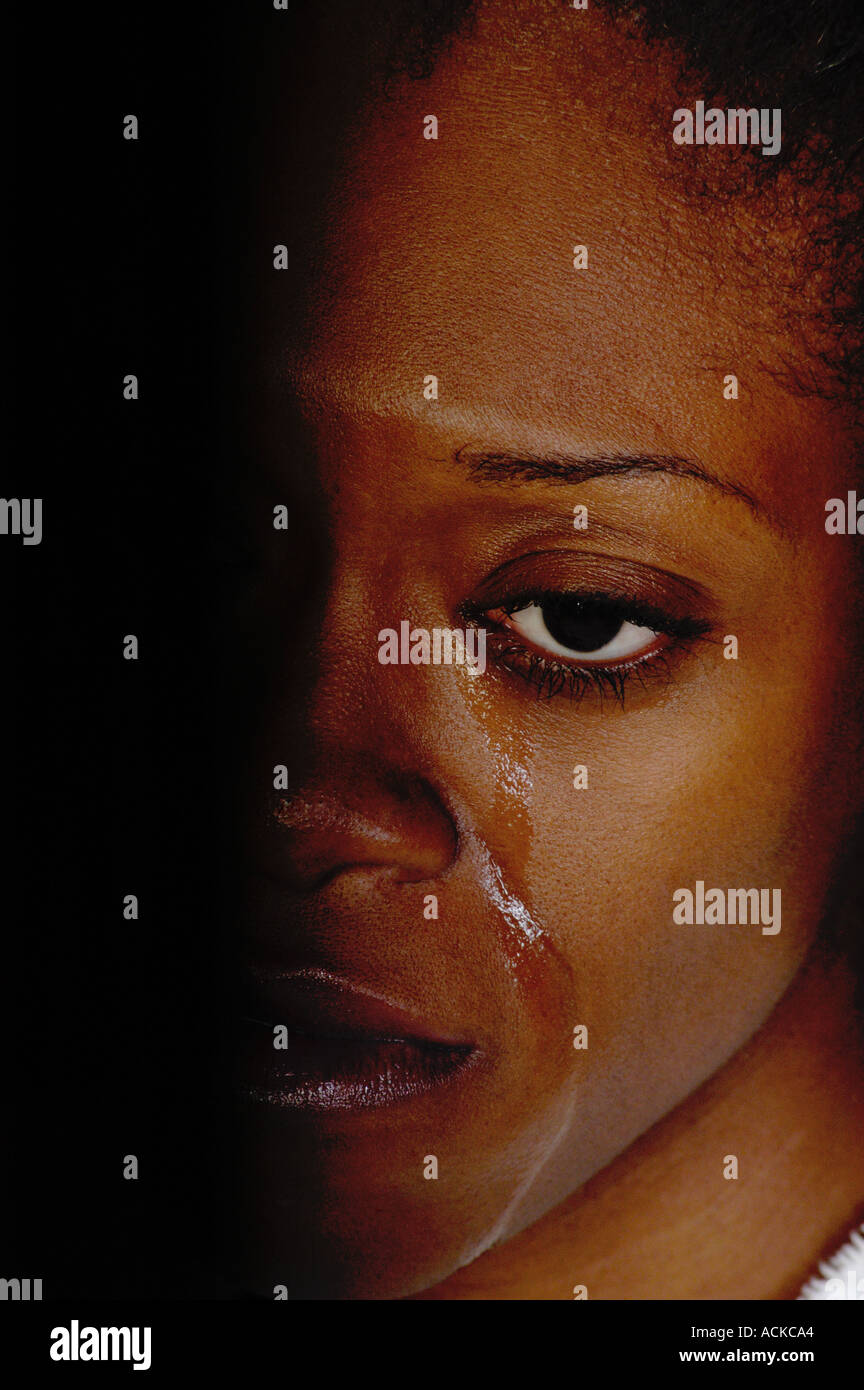 Black African Woman Crying High Resolution Stock Photography and Images Alamy