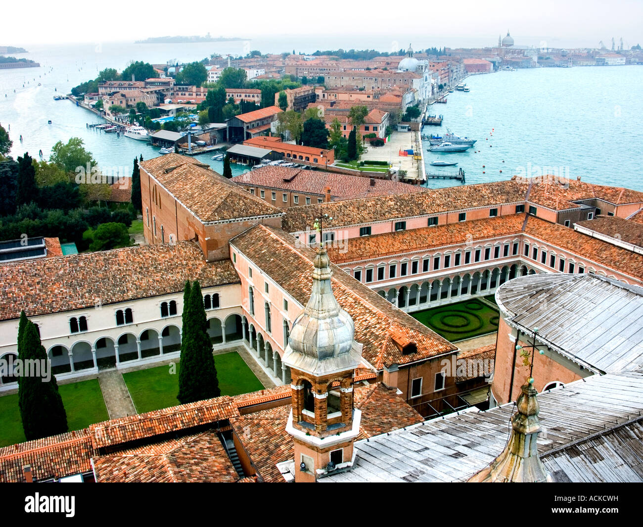 San Giorgio Maggiore Monastery & Guidecca, Venice, Italy Stock Photo ...