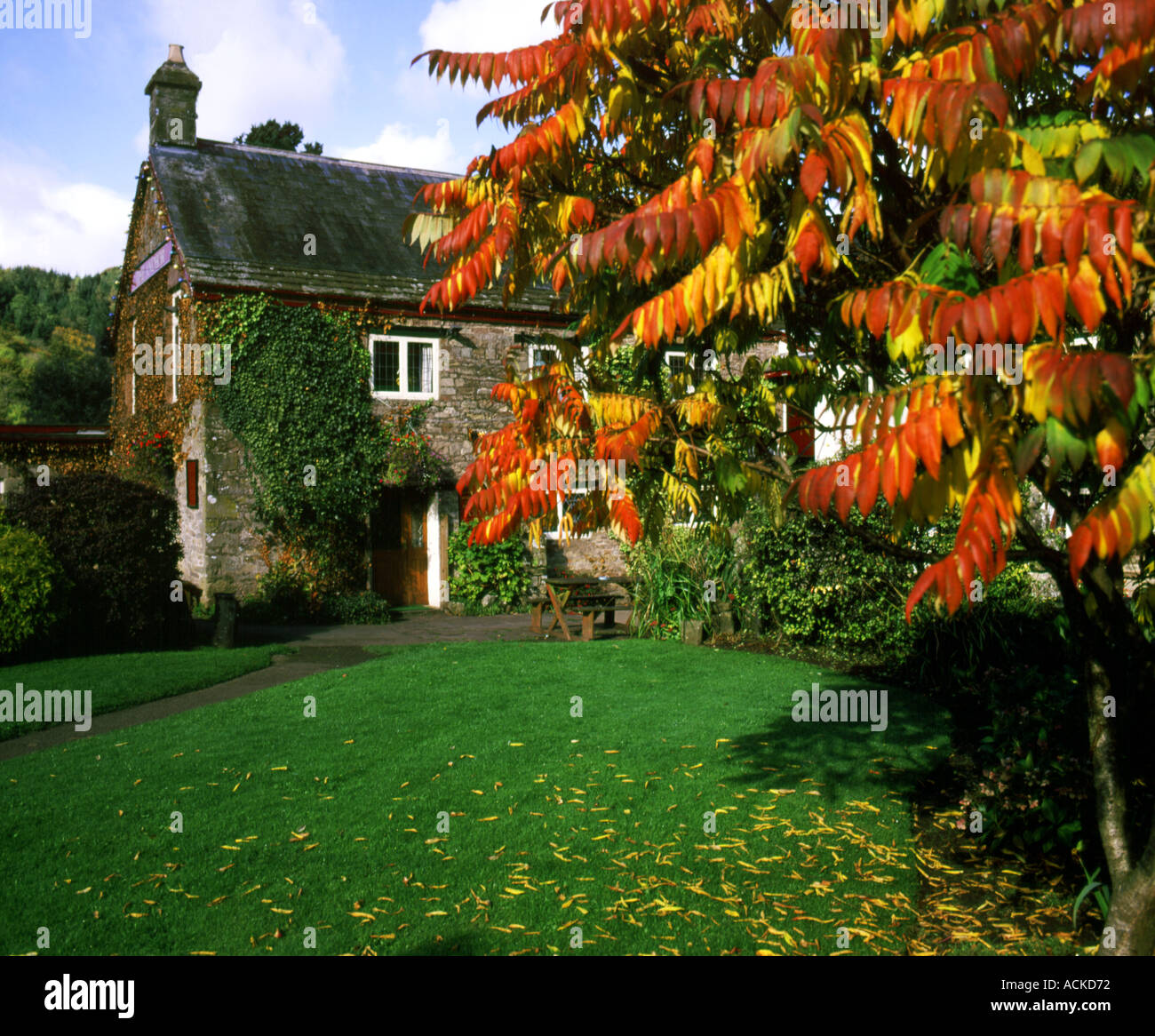 The Anchor inn, Tintern, Wye Valley, Monmouthshire, Wales Stock Photo