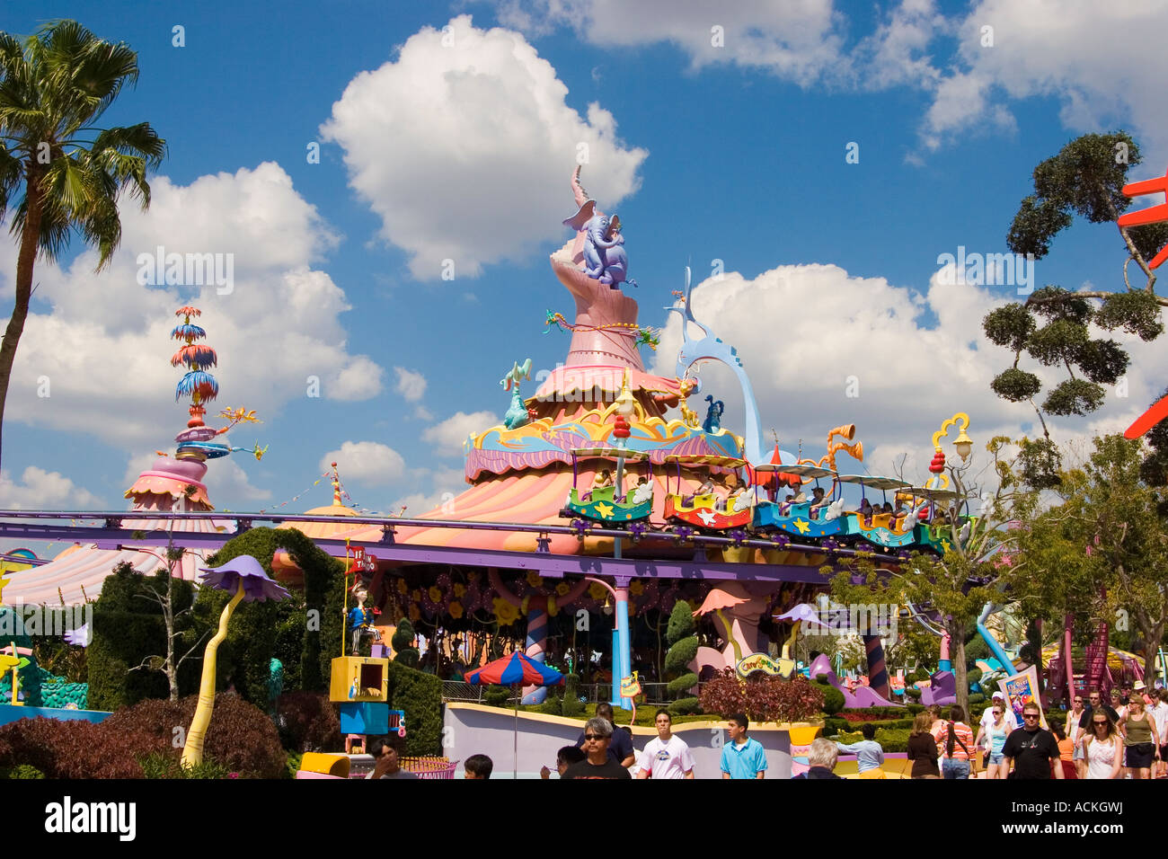 Seuss Landing, Islands of Adventure, Orlando, Florida Stock Photo