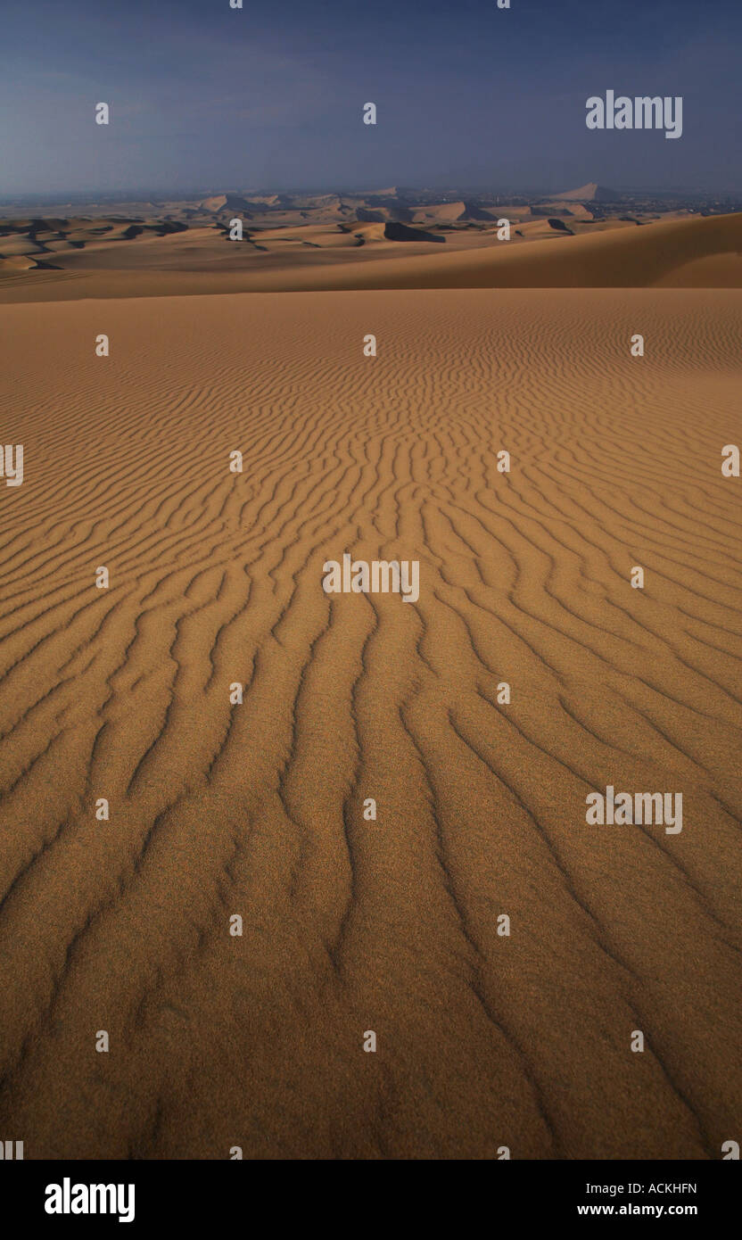desert landscape, Ocucaje Desert, Ica, Peru Stock Photo Alamy