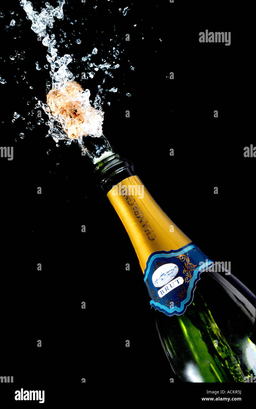 Champagne Cork Popping In Celebration Stock Photo 13182125 Alamy