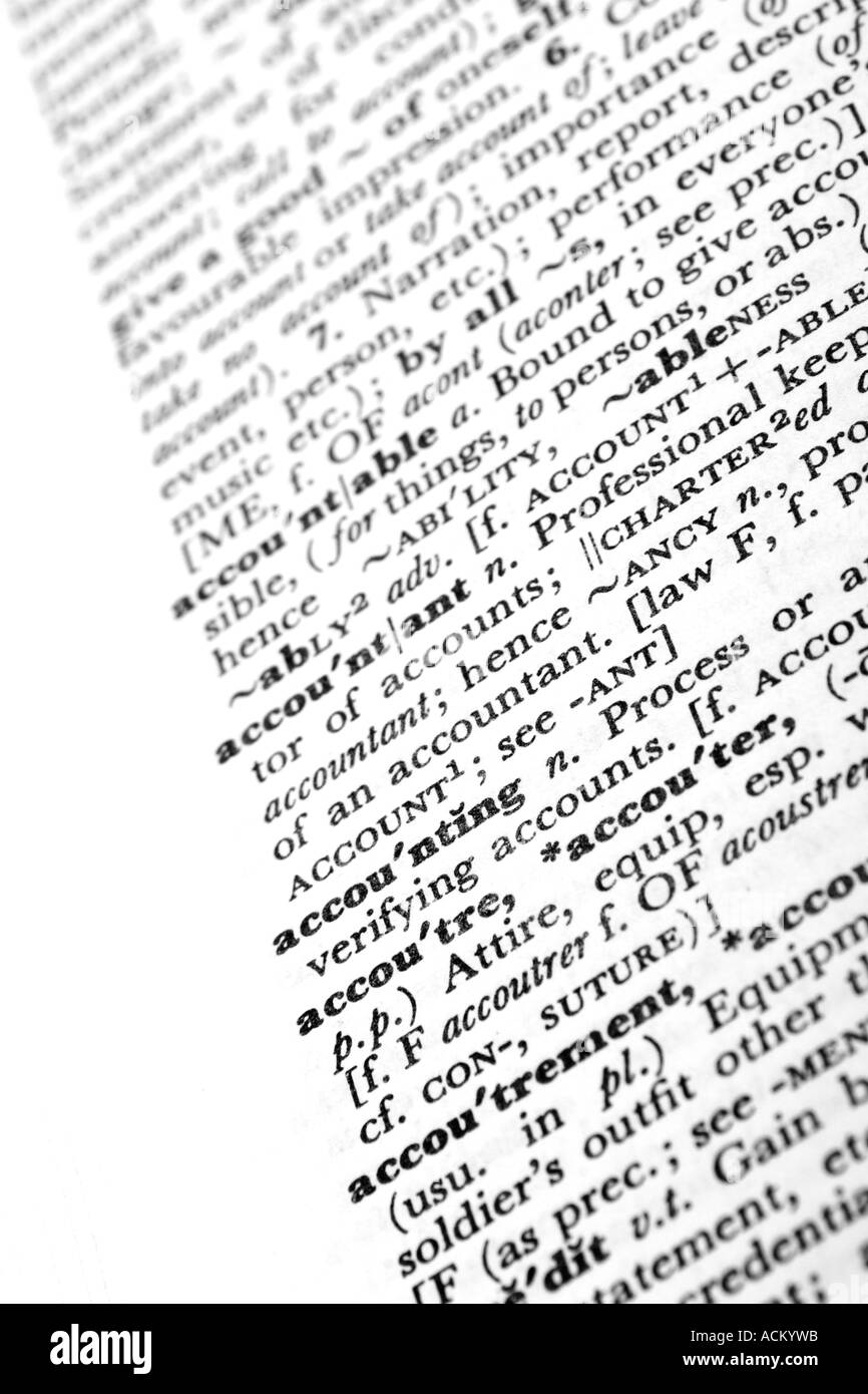 Chartered accounting Black and White Stock Photos & Images - Alamy