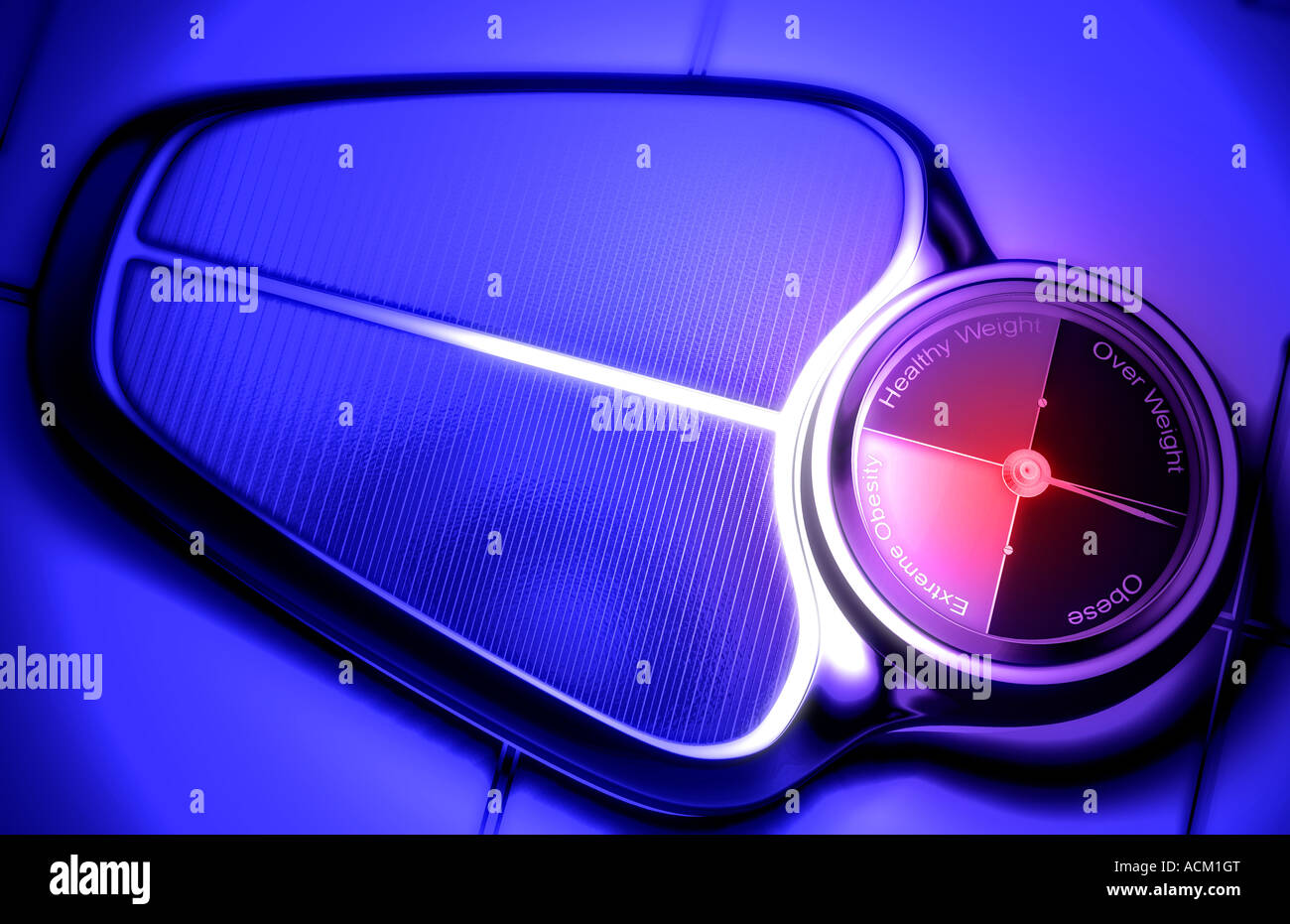 Obese weighing scales hi-res stock photography and images - Alamy