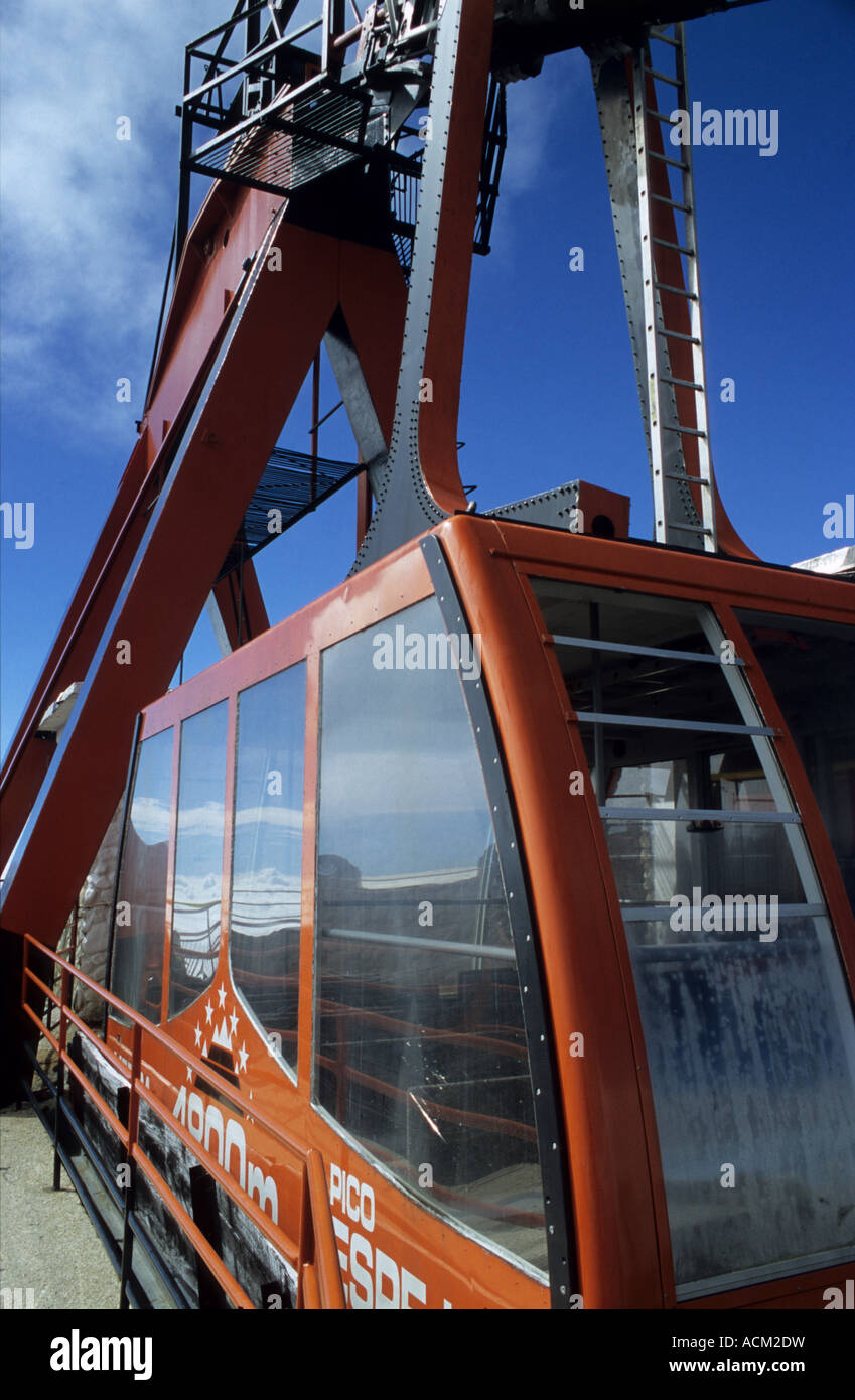 teleferico/cable car Venezuela, Merida Stock Photo