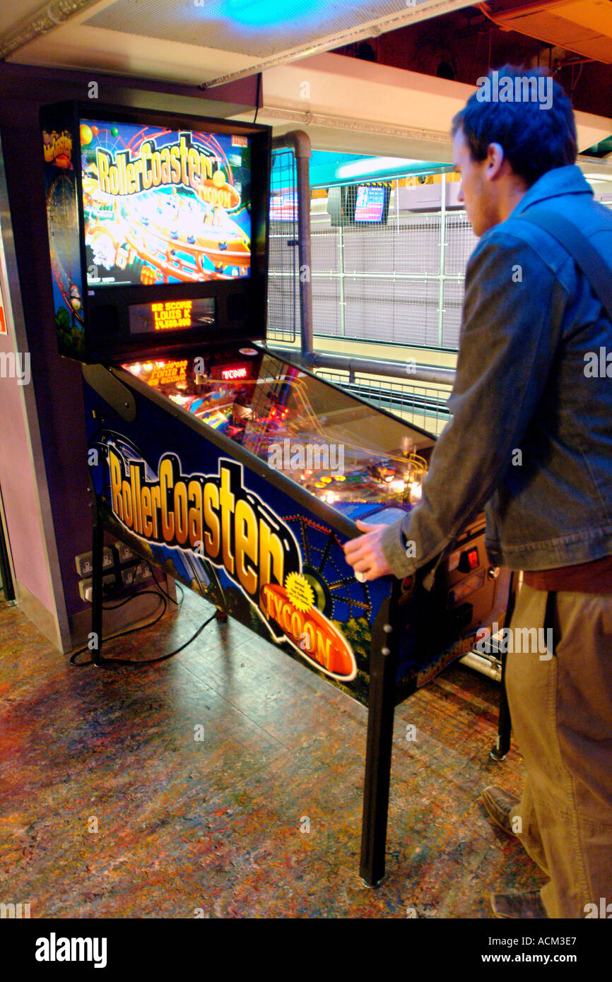 Pinball machine Stock Photo