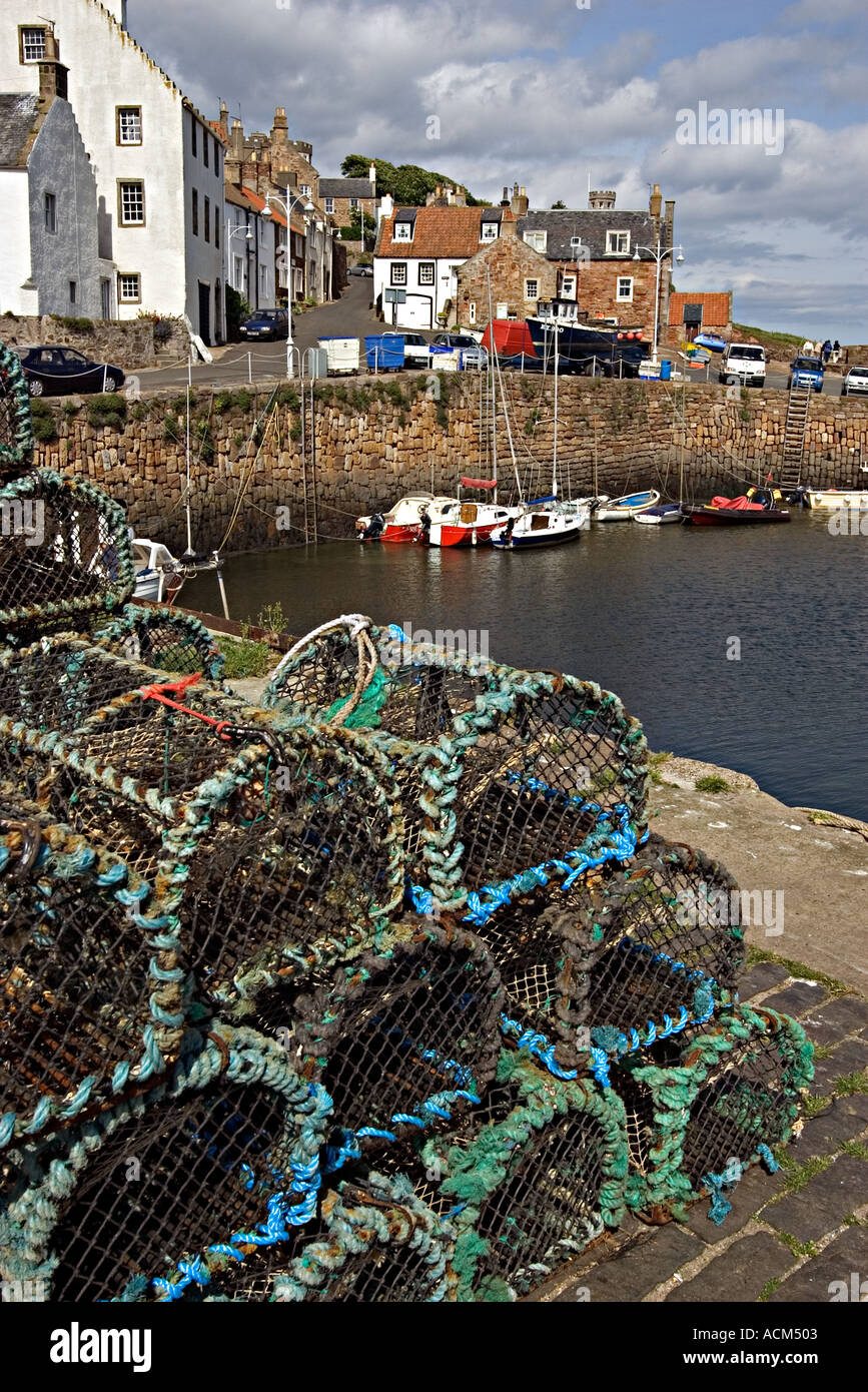 Crail Harbour Scottish Fishing Village East Neuk Fife Scotland UK Stock Photo