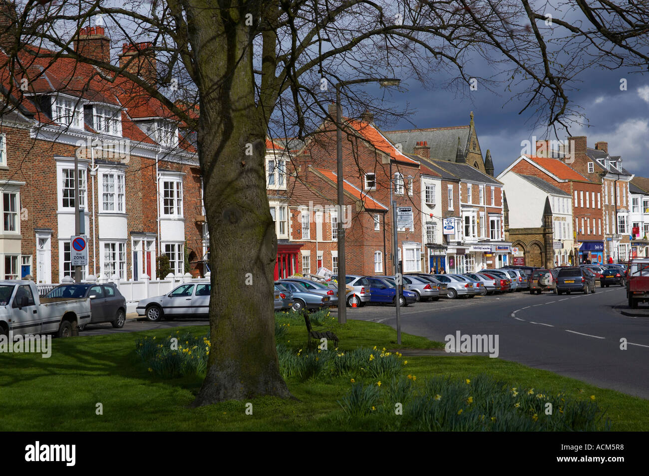 High Street Stokesley North Yorkshire England Stock Photo Alamy
