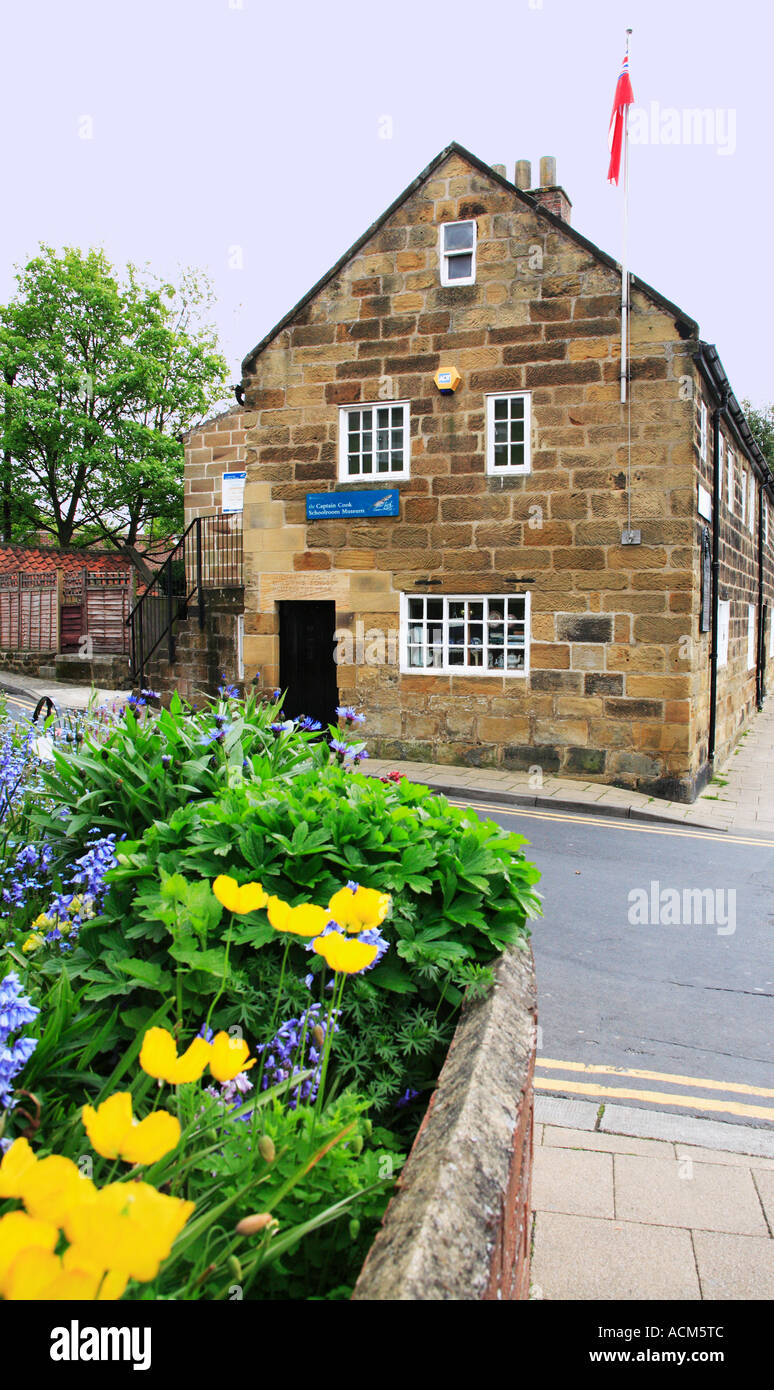 The Captain Cook School Room Museum Great Ayton North Yorkshire Stock Photo Alamy