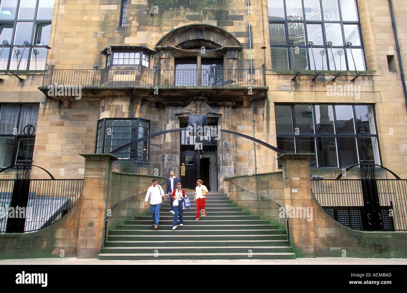 Scotland Glasgow Glasgow School of Art designed by the famous architect