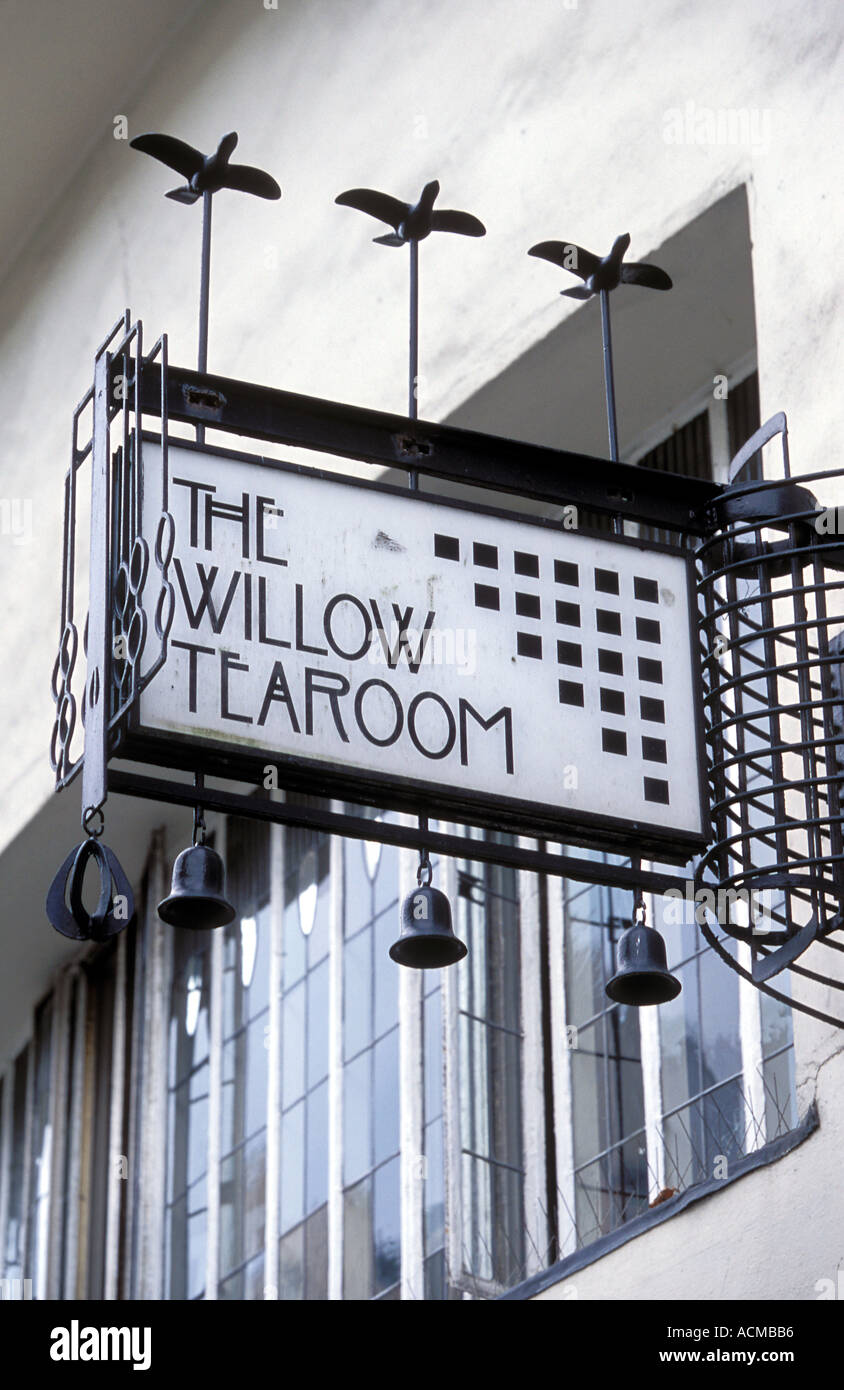Scotland Glasgow The Willow Tea Rooms designed by the famous architect