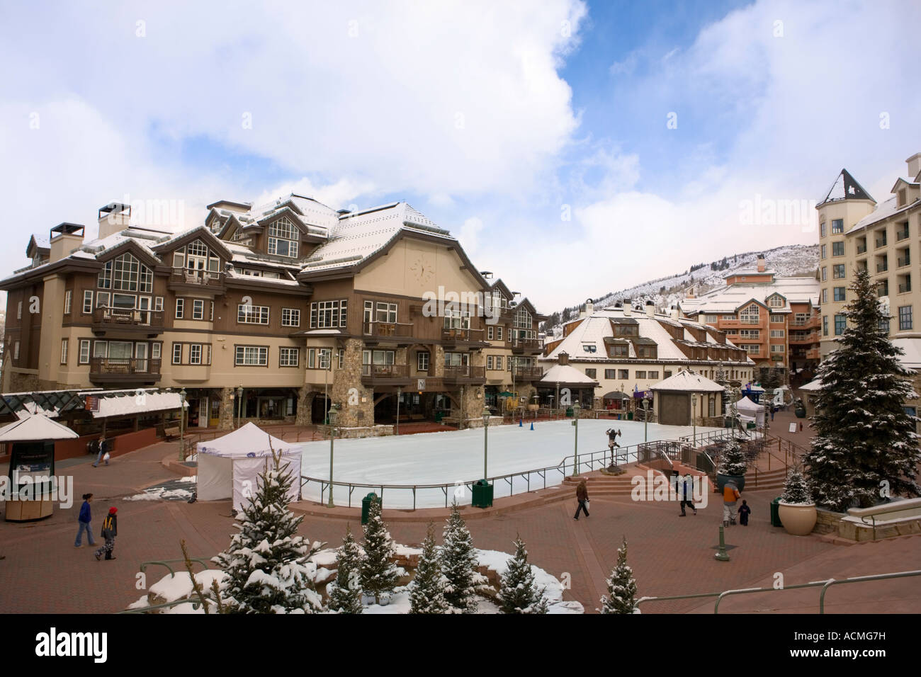 Beaver Creek in Colorado Stock Photo Alamy