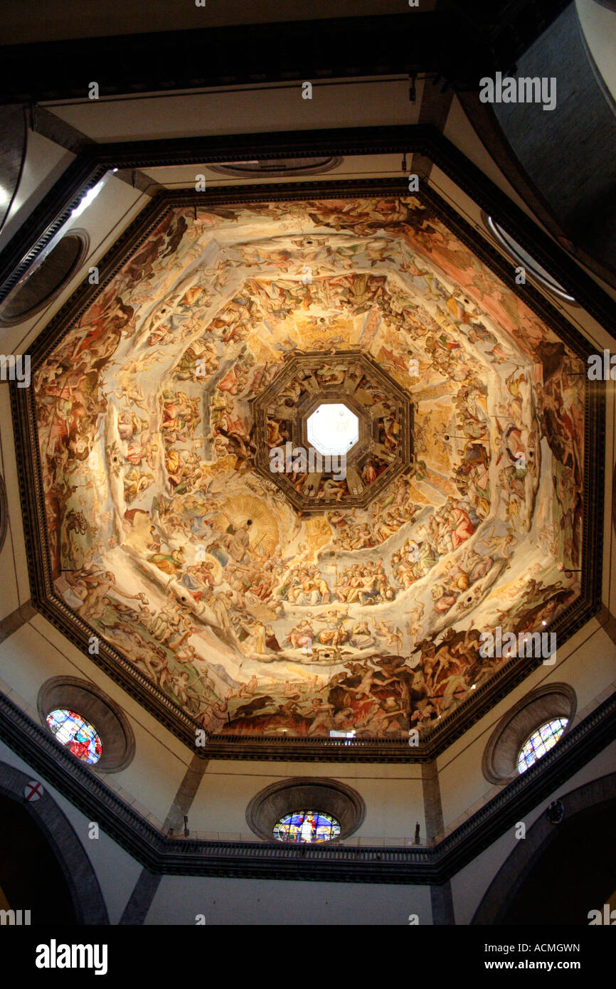 Brunelleschi's Dome of the Duomo Florence Stock Photo - Alamy