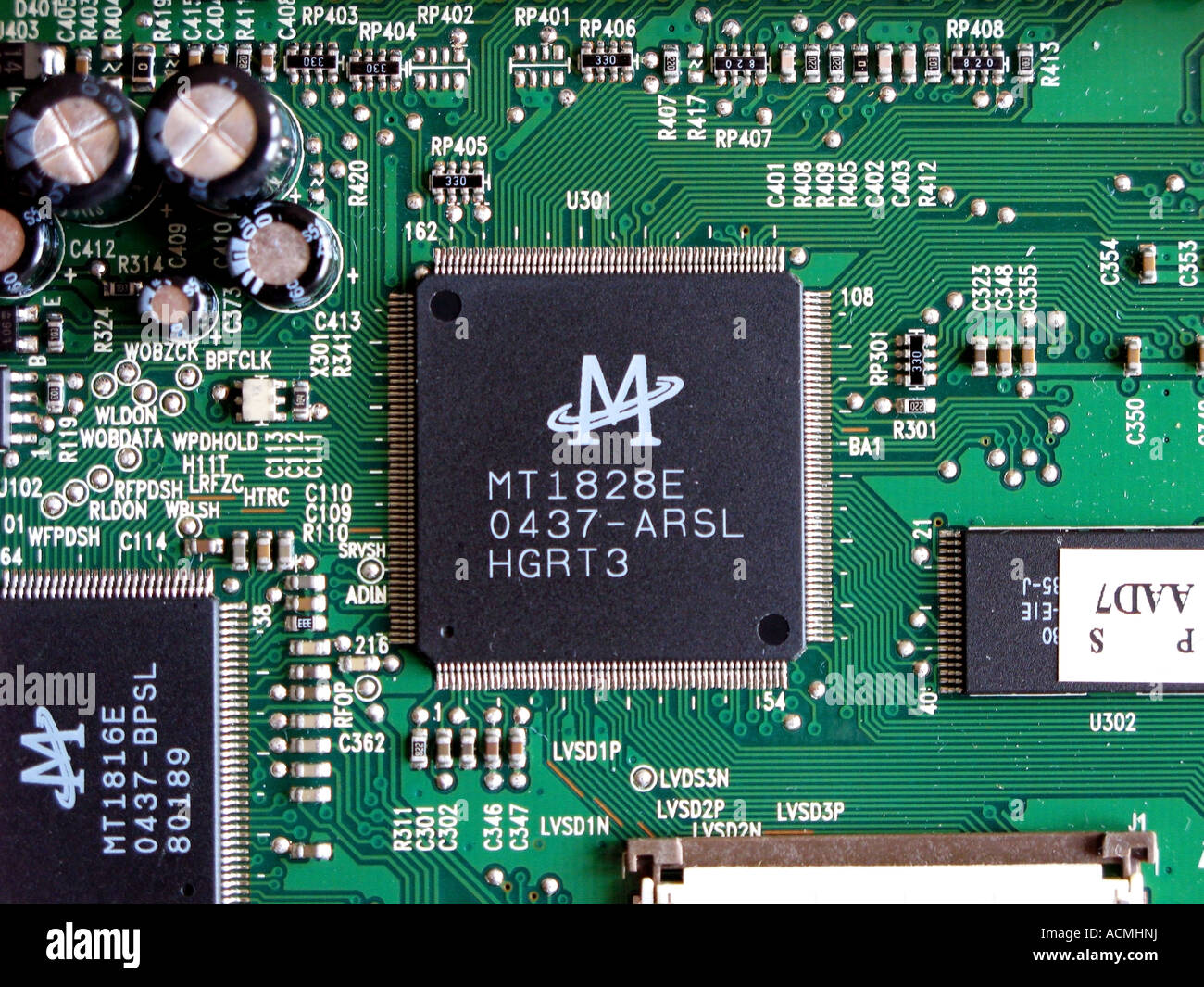 CD DVD drive, part of computer Stock Photo Alamy