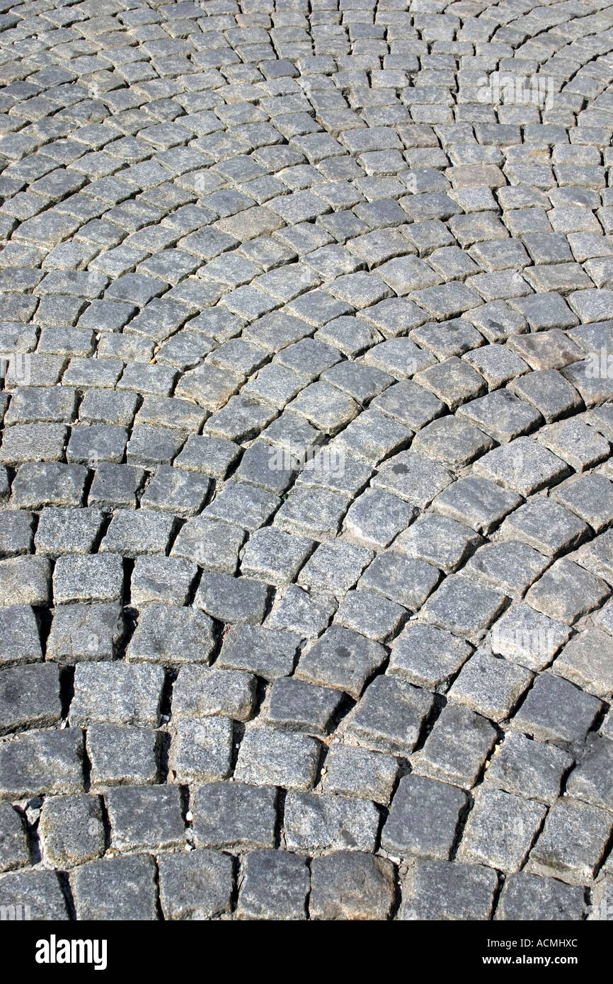 Cobbled street pattern hi-res stock photography and images - Alamy