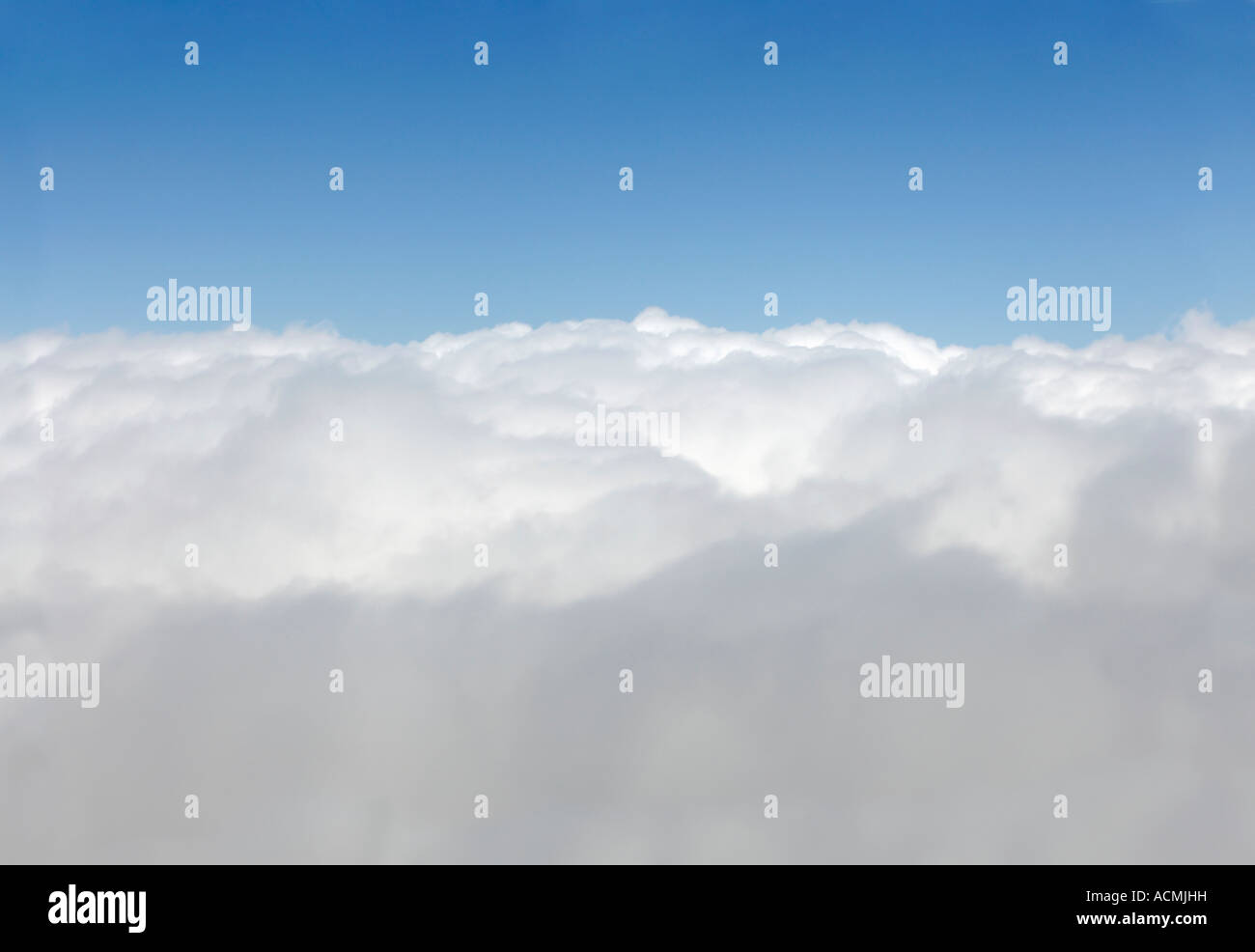 White clouds over blue sky aerial view Background Stock Photo - Alamy