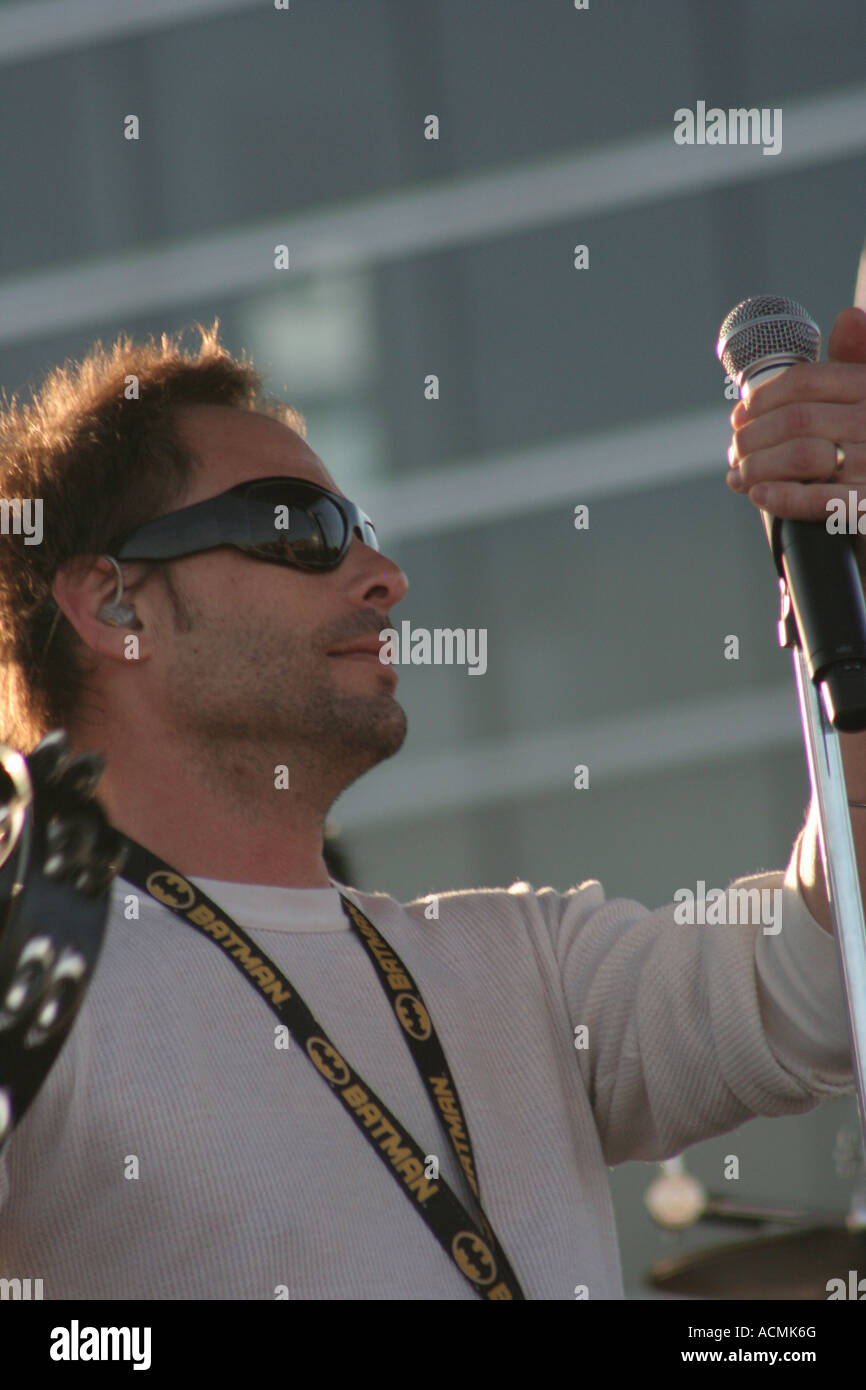 Gin Blossoms lead singer and frontman Robin Wilson Stock Photo Alamy