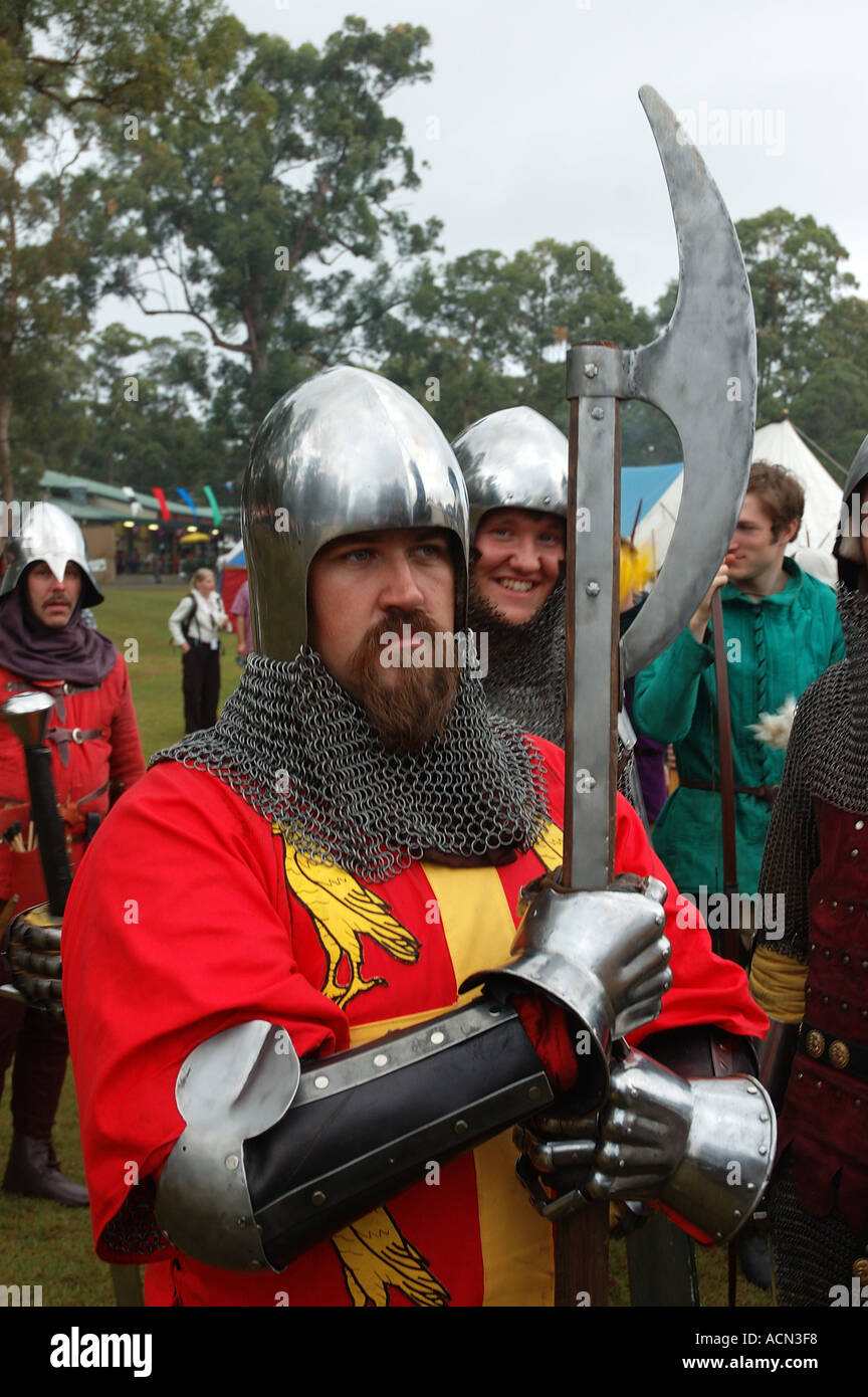 Knight in shining armor ready for battle tournament joust dsc 1371 Stock Photo