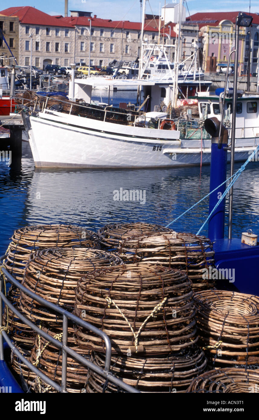 Fishing boat cray pots harbour hires stock photography and images Alamy