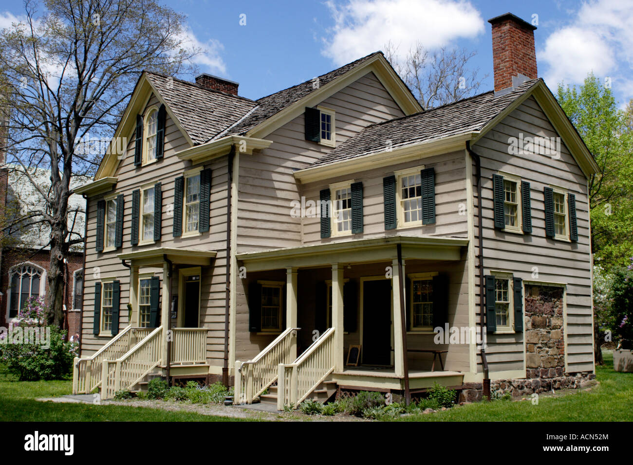 Birthplace of Grover Cleveland, US President, Caldwell, NJ Stock Photo