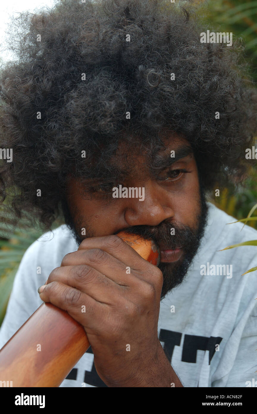 Leslie Hobbler Mayi Wunba Player Didgeridoo Kuranda Queensland