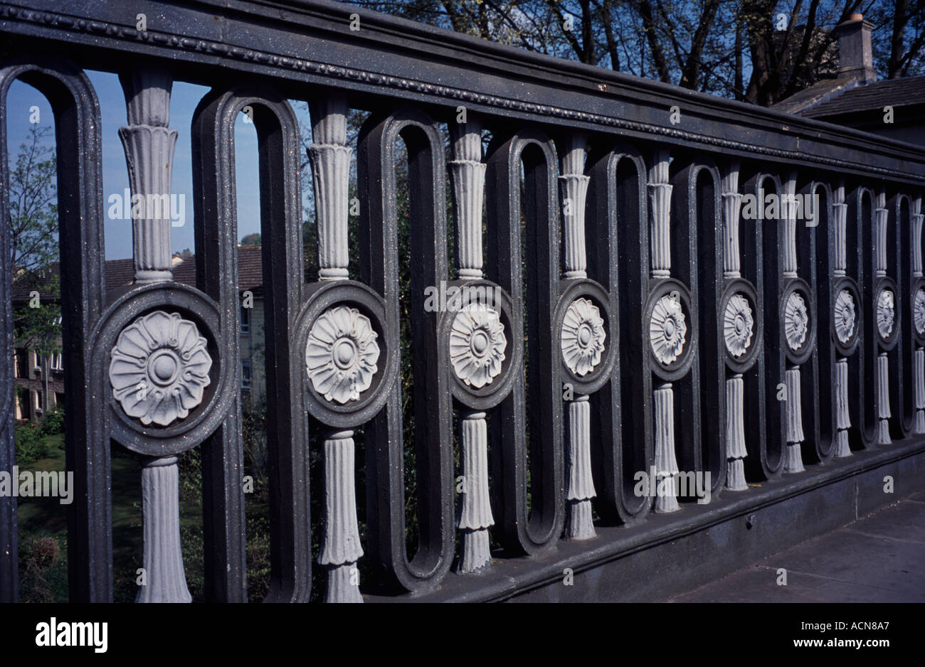 Greek Style Railing Railings on Cleveland bridge - a Georgian bridge in Greek Revival style ...
