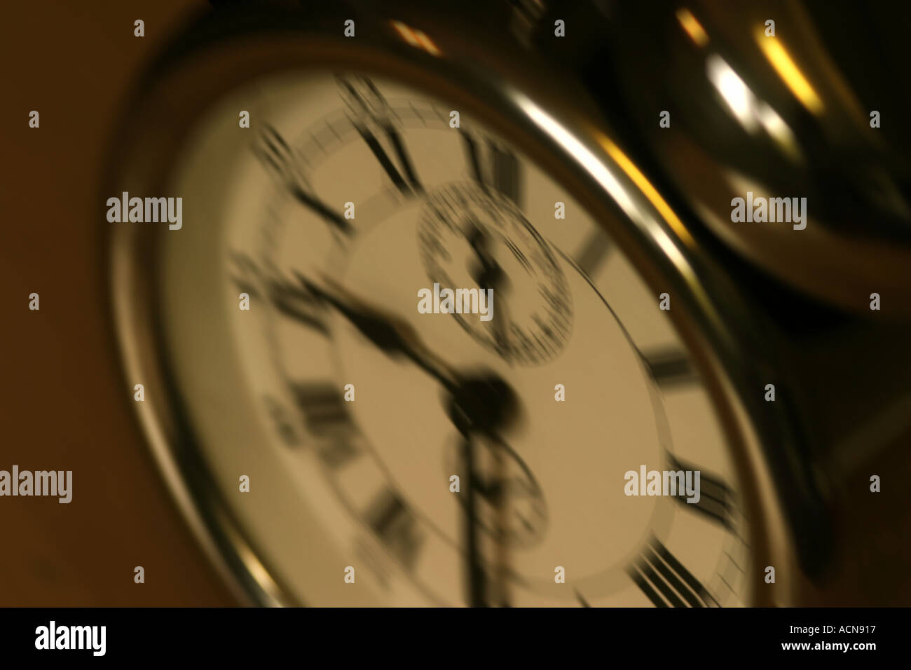 close up of a traditional alarm clock Stock Photo Alamy