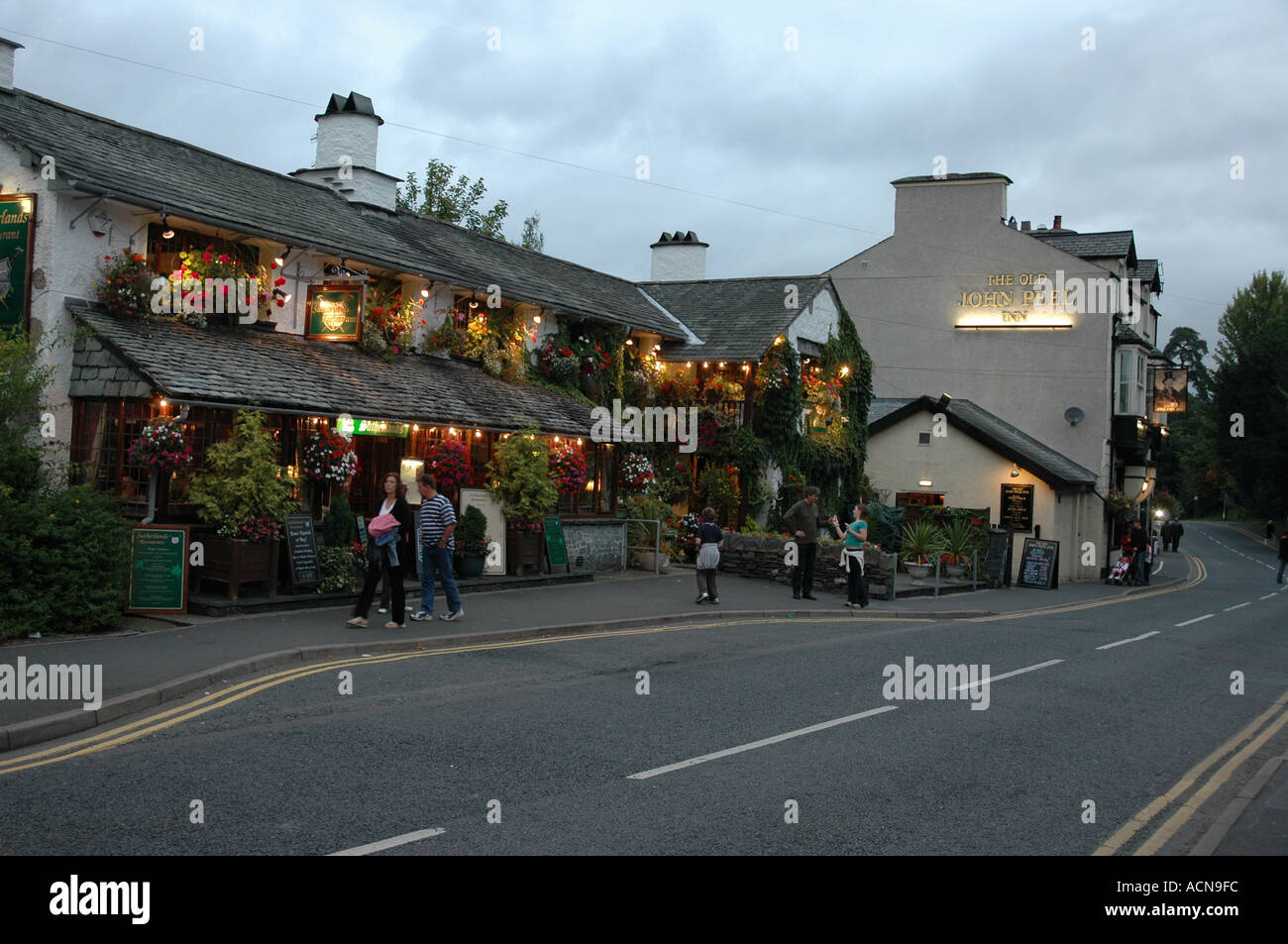 The Old John Peel Inn and Sutherland s Restaurant Bowness On Windermere Cumbria Lake District