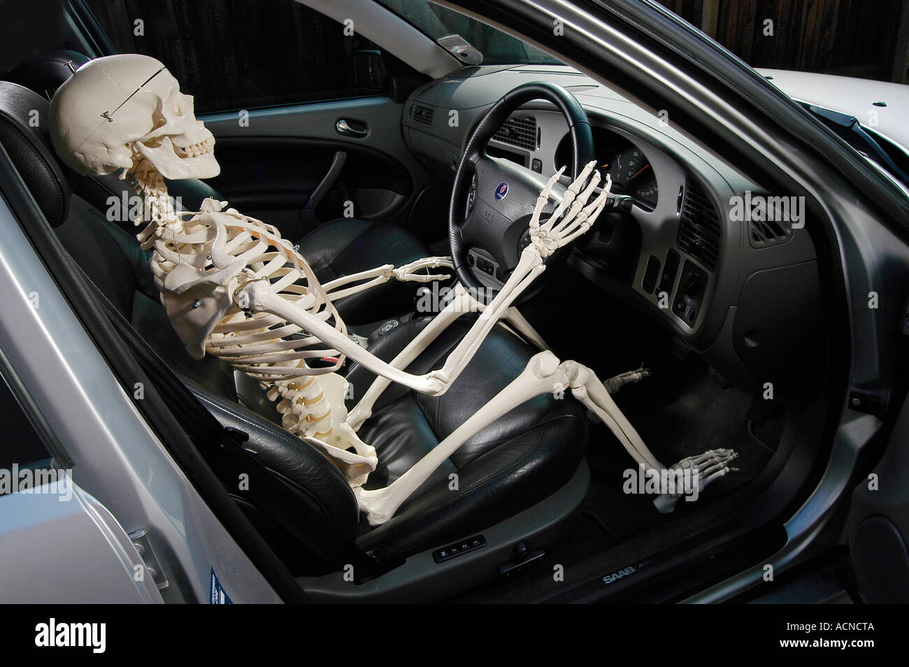 ride sharing skeleton Stock Photo - Alamy