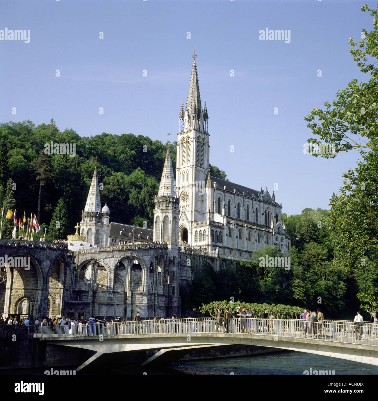 geography / travel, France, Hautes Pyrenees, Lourdes, cathedral ...