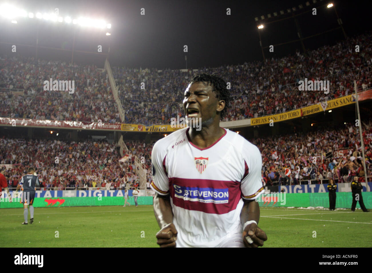 Makukula had opportunity to play final minutes of game. After a long time of being injured, he was really moved. Stock Photo