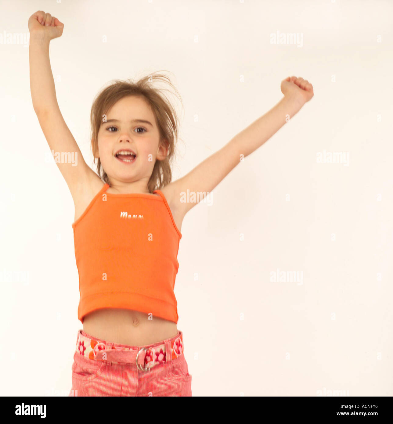 Girl jumping Stock Photo Alamy