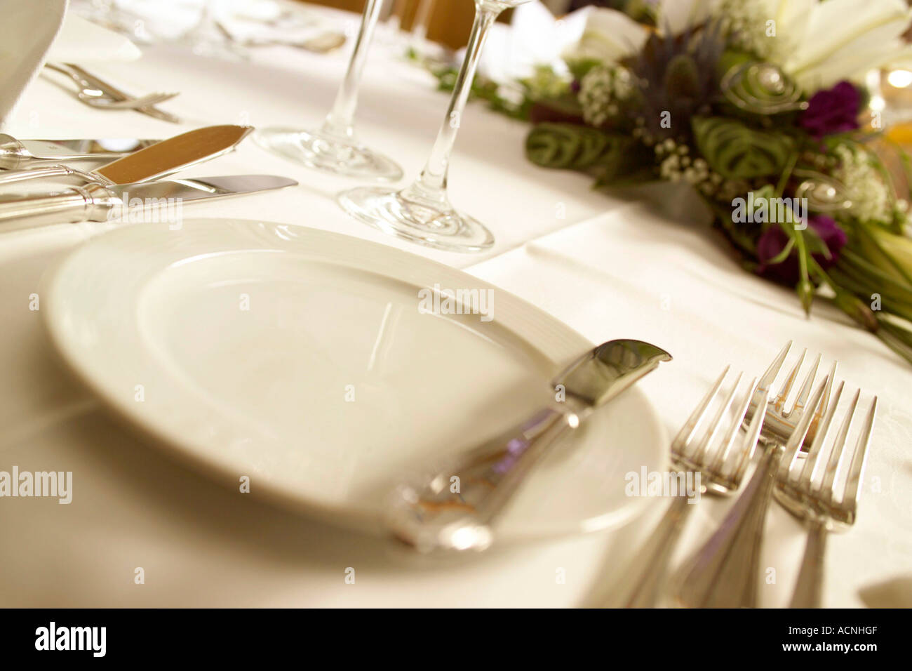 The laid table hi-res stock photography and images - Alamy