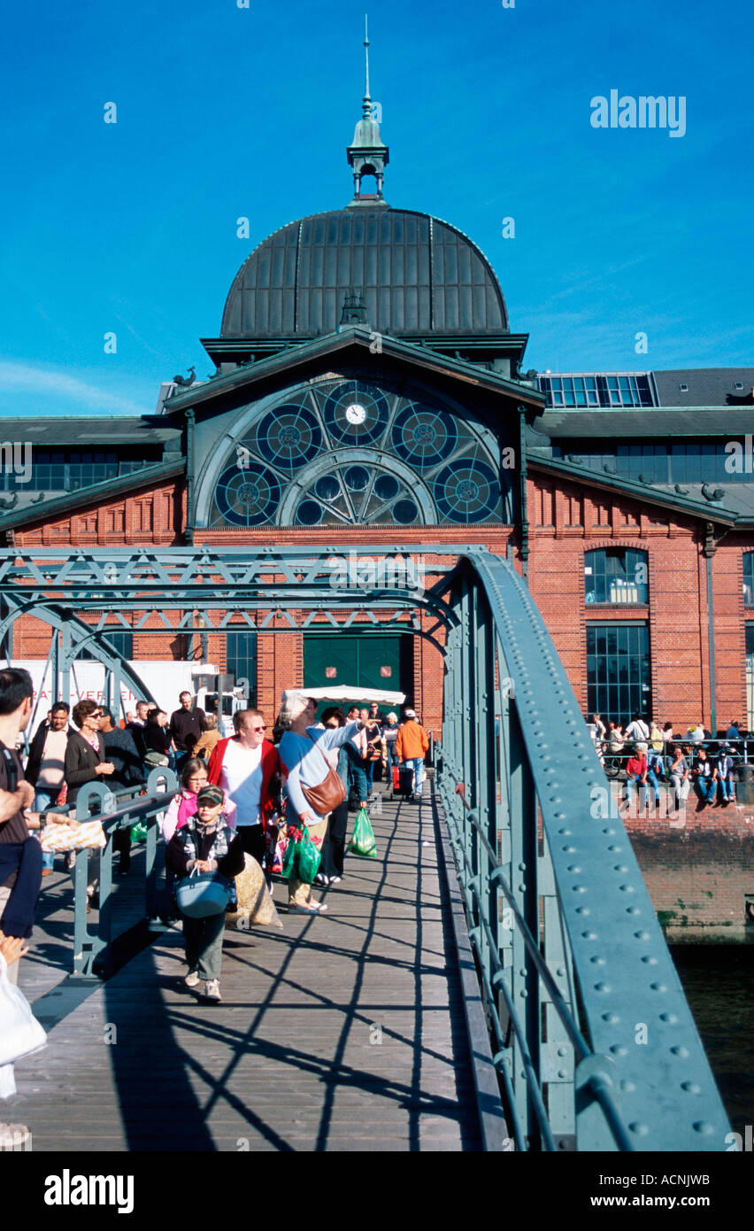 Fish market / Hamburg Stock Photo Alamy