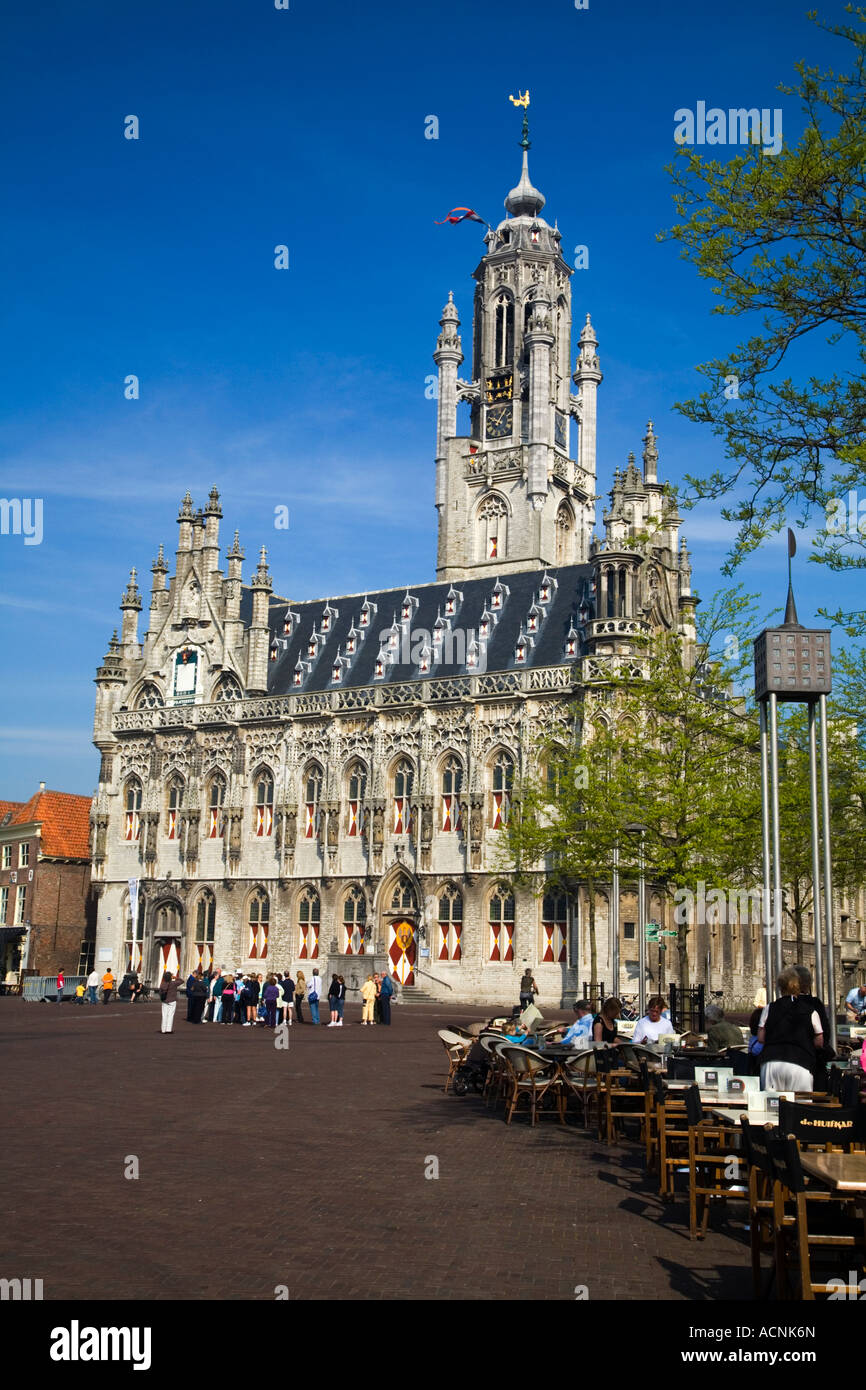 Town Hall or Stadthauis in Middelburg, Zeeland;Holland in the City in