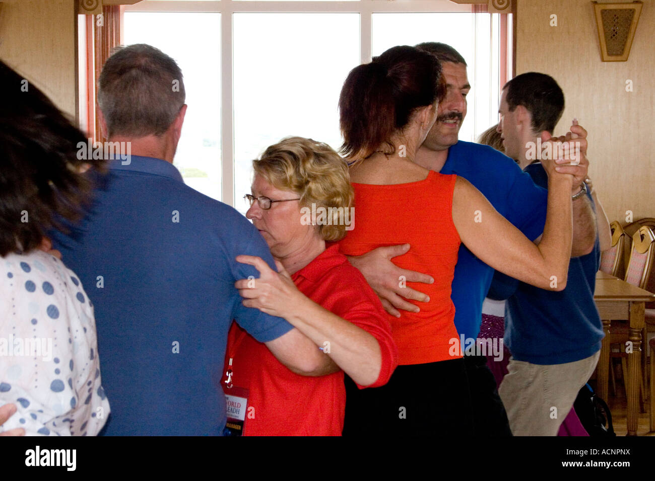 Irish set dancing a traditional form of dance Stock Photo - Alamy