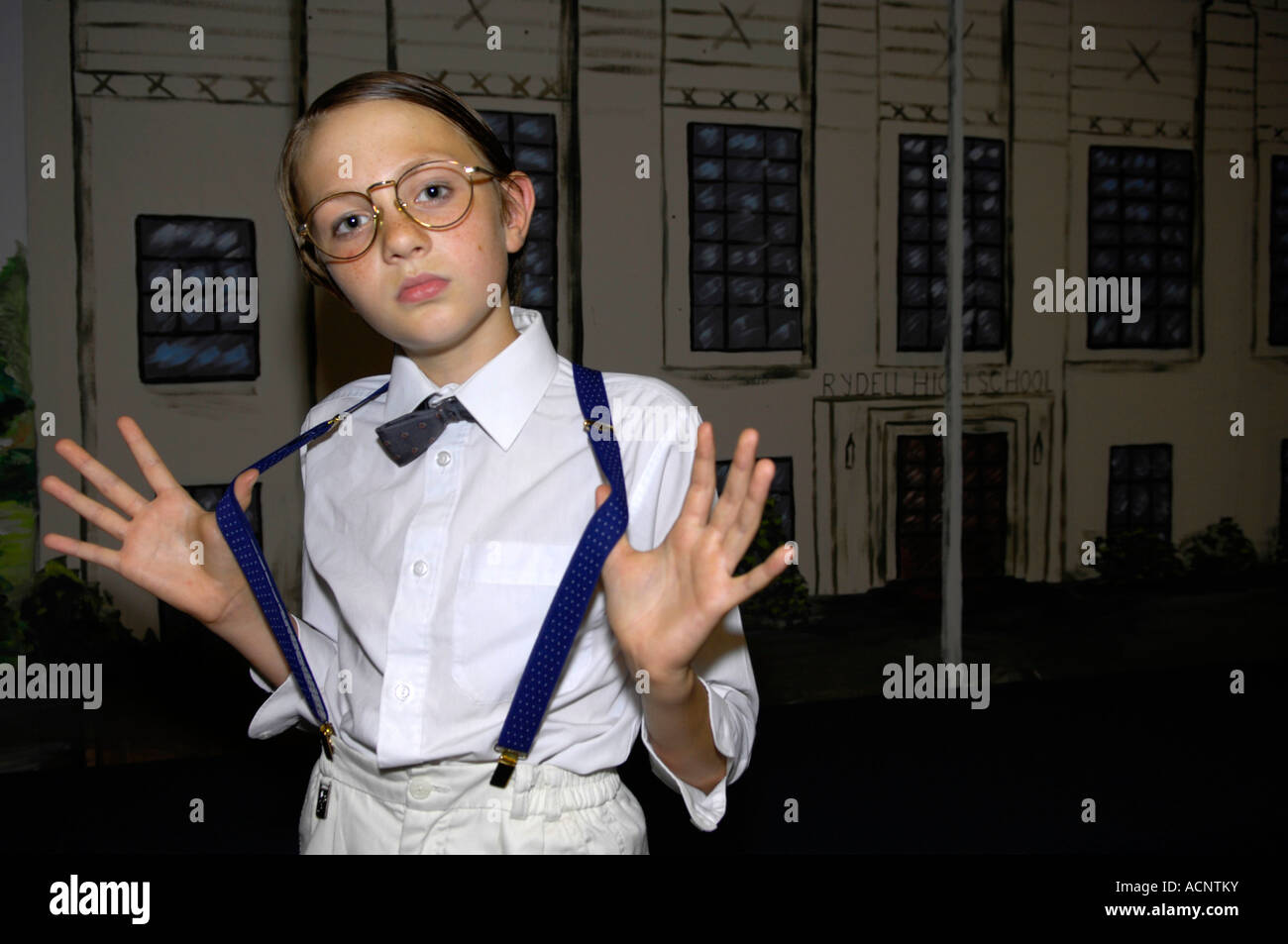 child actor acting drama play character grease americana musical