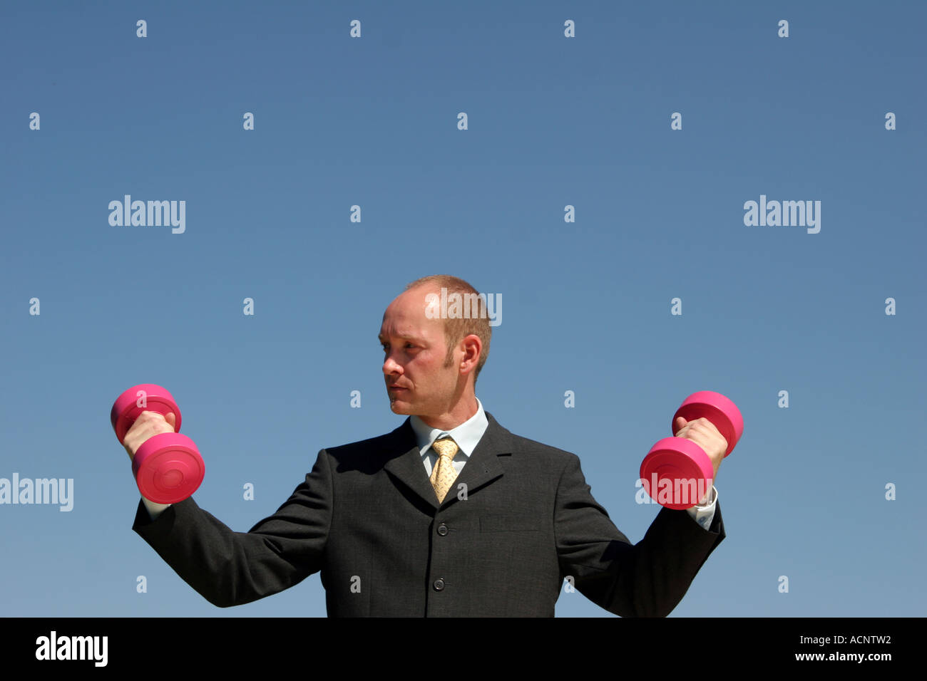 Weightlifting - Gewichtheben Stock Photo