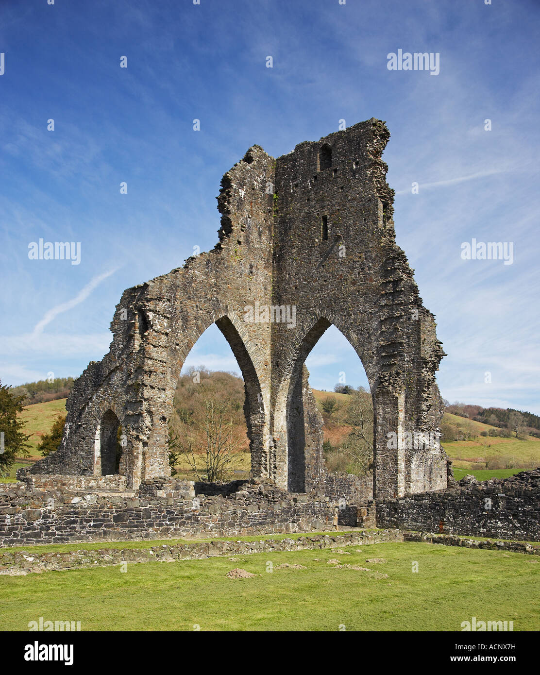 Talley Abbey, (Abaty Talyllychau) near Llandeilo, Carmarthenshire, Wales, UK Stock Photo