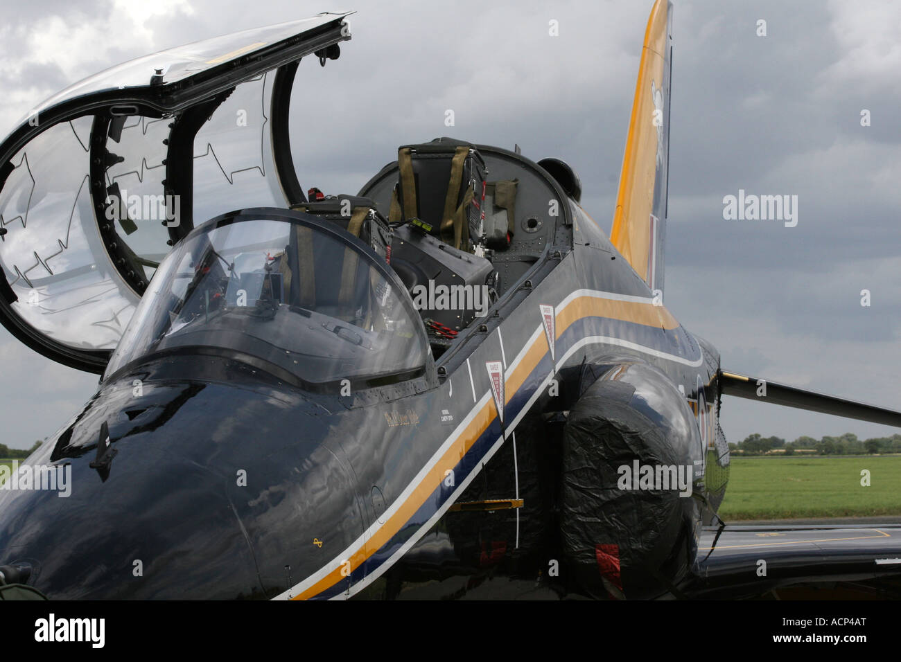 RAF Hawk Jet Trainer Aircraft Stock Photo