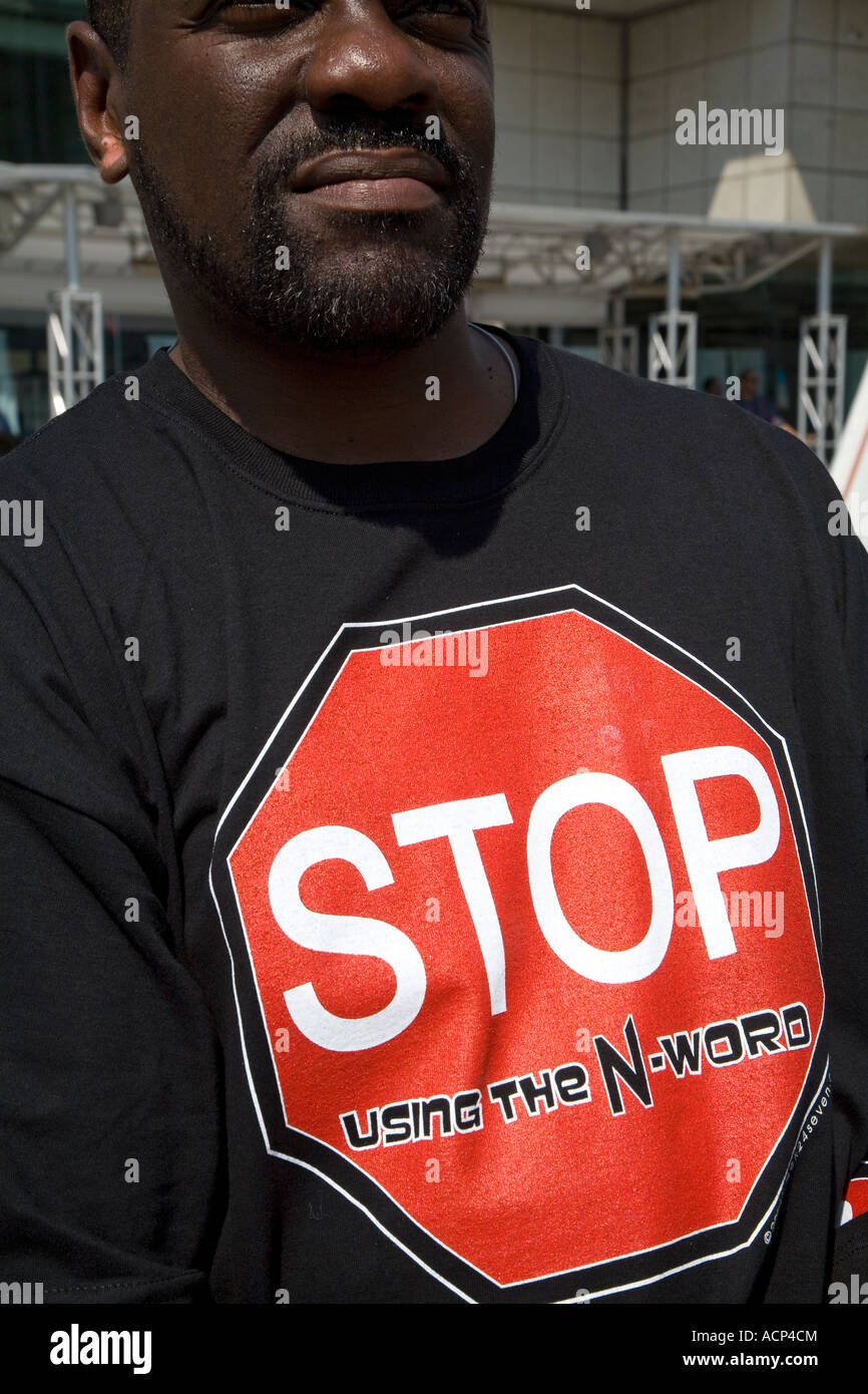 Symbolic Funeral to Bury the N Word Stock Photo Alamy