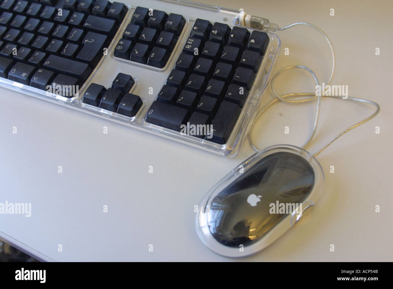Mac keyboard and mouse for Mac computer Stock Photo Alamy