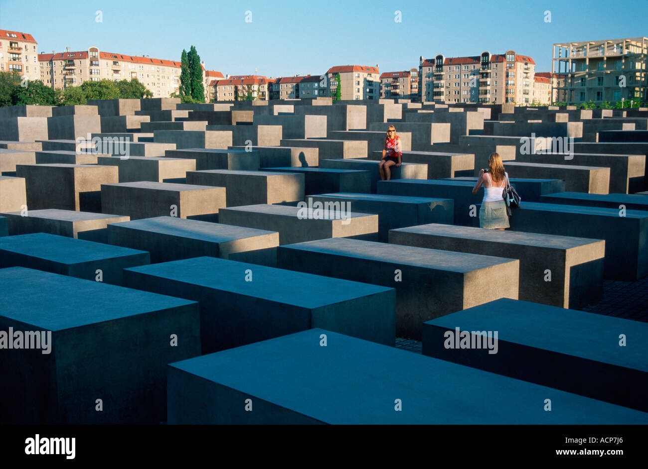 Holocaust Memorial / Berlin Stock Photo