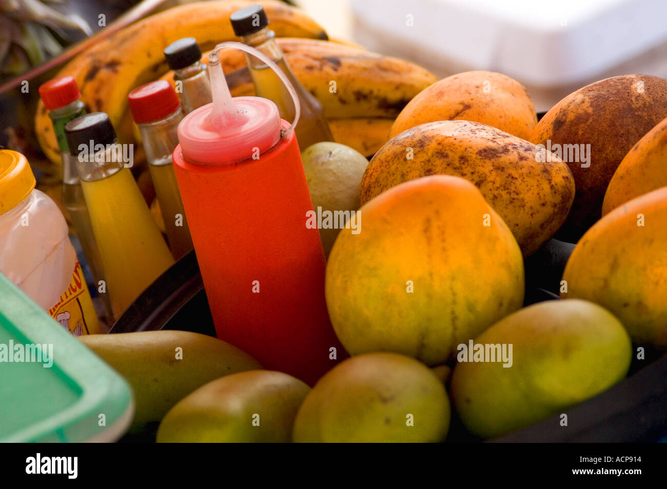 Tropical Fruits Mexico Stock Photo Alamy