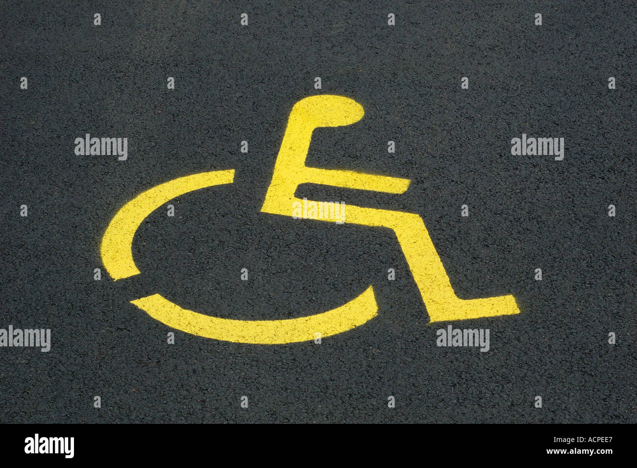 handicapped parking spot painted parking space for handicap people