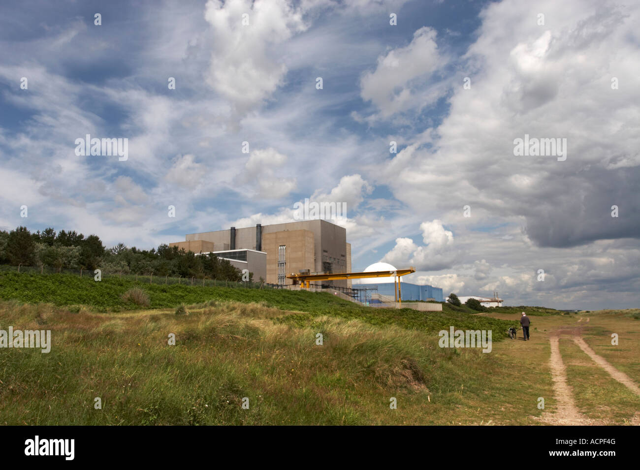 Sizewell A Nuclear Power Station Stock Photo