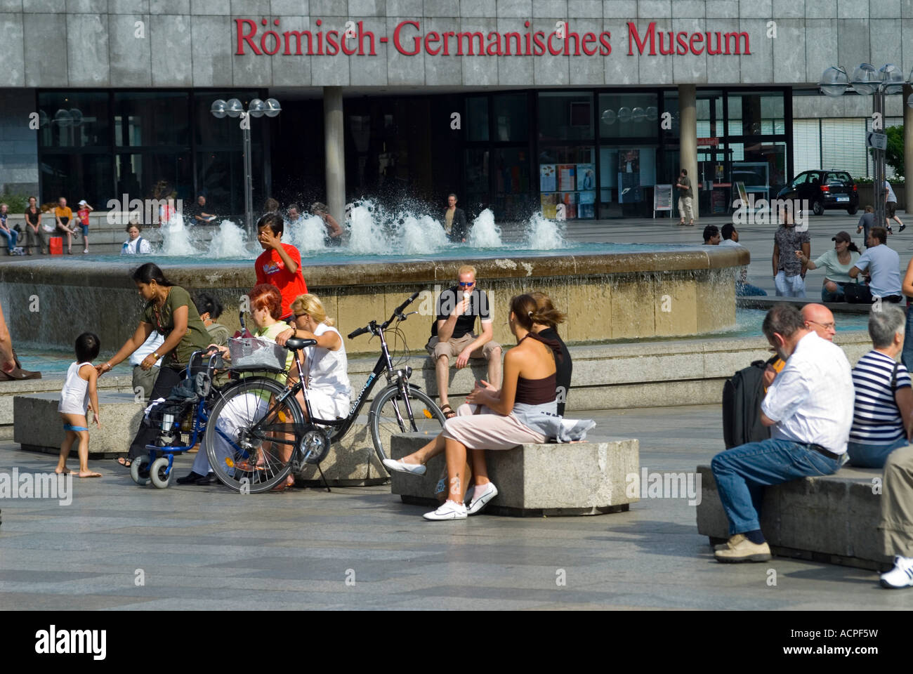 Cologne, North Rhein Westphalia, Germany. Romisch Germanisches (Roman Germanic) Museum Stock Photo